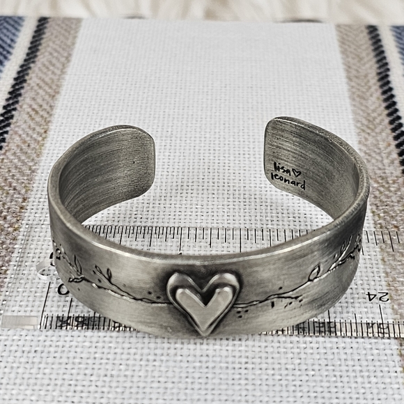 LISA LEONARD Designs Let Love Grow Pewter Cuff Bracelet - Picture 5 of 12